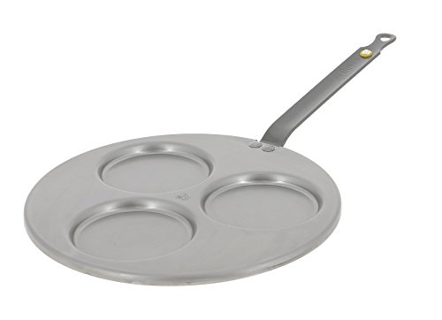 DE BUYER Industries 5612.03 Minéral - Sartén para 3 blinis (27 cm)