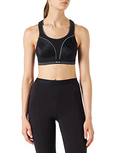 Shock Absorber Ultimate Run Bra, Sujetador Deportivo para Mujer, Negro (Black/Silver), 80B (65B EU)