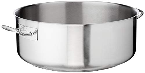 LACOR 8414271003882 Cacerola sin Tapa, 50 cm, Stainless Steel
