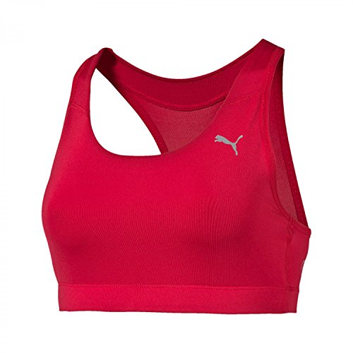 PUMA Mujer Sujetador WT Esential Bra Rojo Rojo Talla:Extra-Large