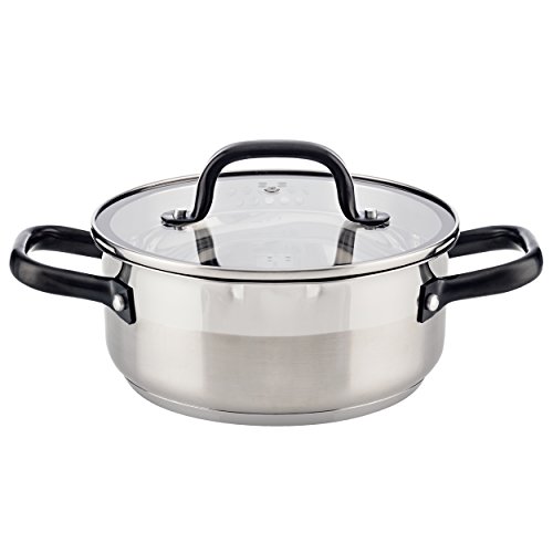 Bergner Q3230 Cacerola 24x10.5cm 4l c/Tapa Acero Inoxidable, inducción, Vita Infinity Chefs