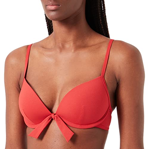 Esprit Hamptons Beach RCSpad plun.Bra Bikini, Red, 36C para Mujer