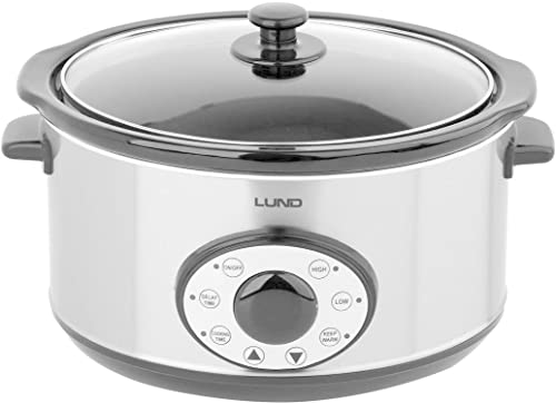 LUND Olla de cocción lenta con temporizador - 280W - 4,5L