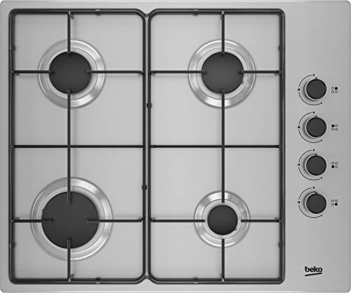 Placa Beko HIGG64103SX GAS INOX 60cm / 4 fuegoso