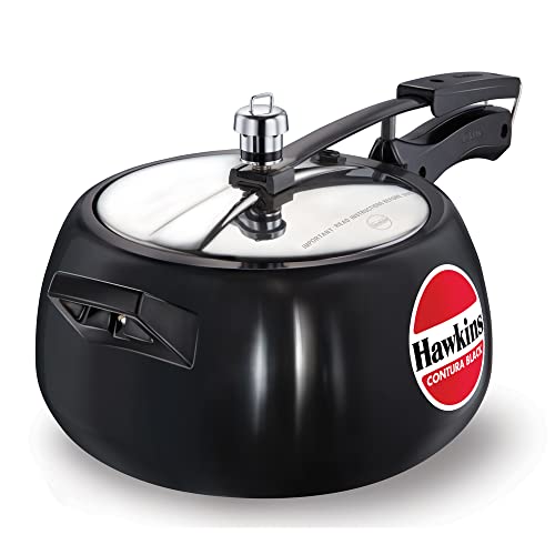 (5-Litre) - Hawkins CB50 Hard Anodised Pressure Cooker, 5-Litre