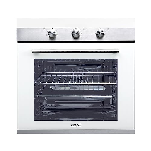 Cata| Horno eléctrico multifunción | Modelo CM760 AS WH | 6 funciones | Temperatura hasta 250ºC | Sistema de limpieza AquaSmart | Clase de eficiencia energética: A | Blanco