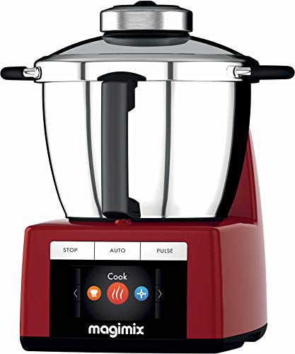 Magimix 18904 - Robot de cocina (Rojo, Acero inoxidable, Acero inoxidable)