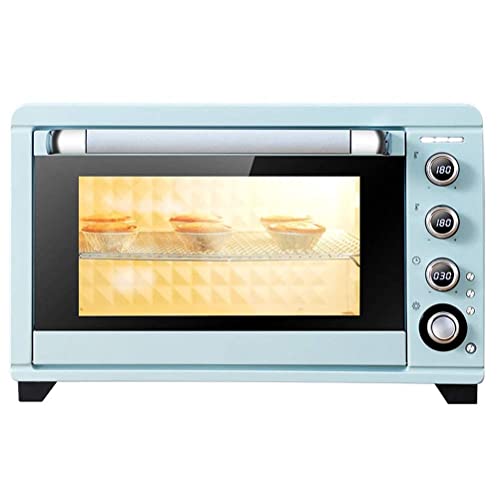 Mini Horno, Horno de convección de Gran Capacidad de 45 l, Horno eléctrico, Parrilla de 4 Capas, Horno para Barbacoa, Horno para Pizza