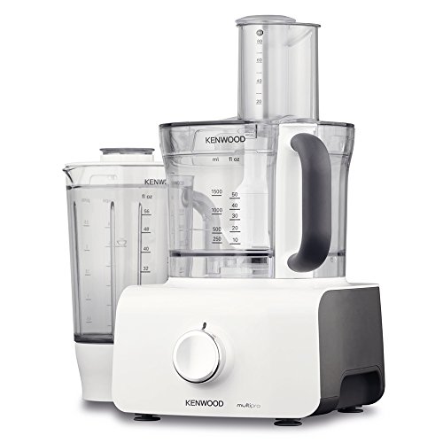 Kenwood FDP623WH Multipro Home - Robot de cocina (plástico, 21 x 22 x 40 cm), color blanco y gris