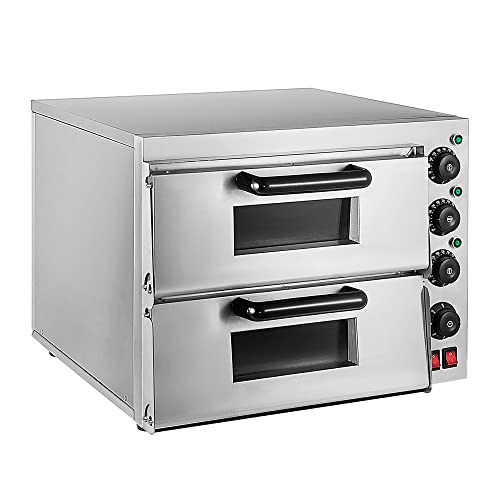 Horno de pizza portátil de 2000/3000 W, horno tostador multifunción, horno eléctrico de encimera y parrilla con mango con aislamiento térmico, CE/FCC/CCC/PSE