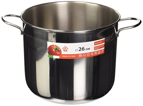 Home Olla, Acero Inox, 10 Litri, Color Acero, 26 cm