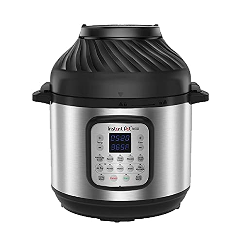 Instant Pot Duo Crisp + Air Fryer 5.7L Multicooker 11 en 1 Cocina a presión, saltea, cocina al vapor, cocina a fuego lento, sousvides, calienta, fríe al aire, asa, hornea, asa y deshidrata
