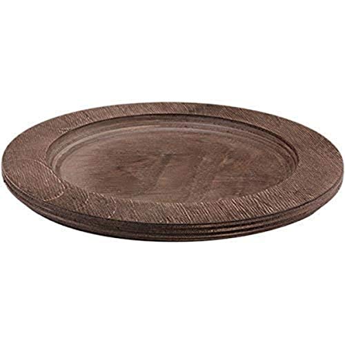 Lodge - Protector mesa para sarten hierro fundido, Madera, Marrón, diametro: 20 cm