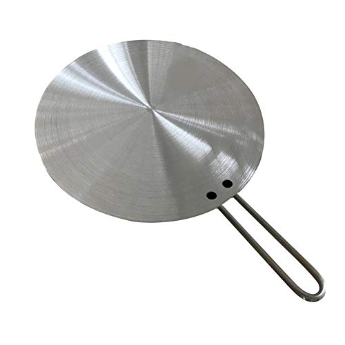 Easy-topbuy - Plato de inducción con disco adaptador para placa de inducción, adaptador para uso de cafeteras y sartenes sobre placas de inducción, diámetro 23,4 cm
