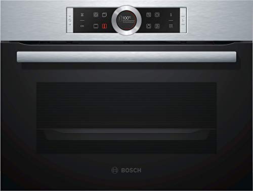 HORNO COMPACTO CBG675BS3 45CM PIROLITICO CRISTAL NEGRO BOSCH