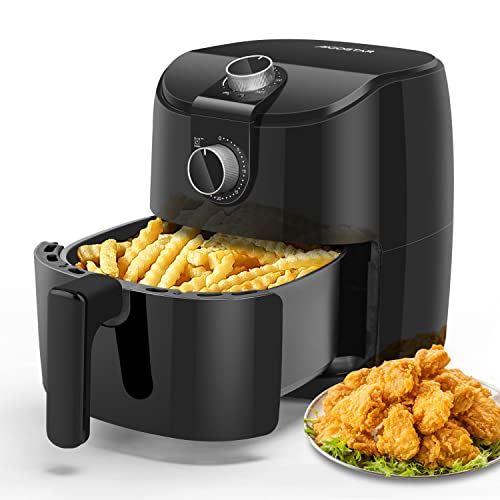 Aigostar Air Fryer - Freidora de aire 1500W, Freidora sin aceite con capacidad de 4L, con circulación de aire rápido, temporizador de 30 minutos, temperatura ajustable, Cocina baja en grasa.Libre BPA