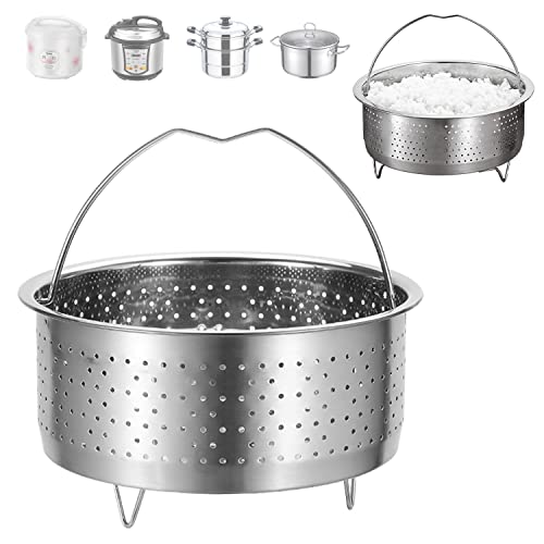 ZPSNDP Vaporera Inserto de Vapor, Cesta de Vapor Acero INOX 304, Vaporeras para Ollas, Cesta Vaporera de Verduras, Accesorios Vapor Acero Inoxidable, para Cocer al Vapor Verduras, Pescado, Huevos