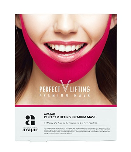 Avajar Perfect V Lifting Premium Mask 5 unidades en 1 paquete - La edad de una mujer está determinada por su línea de papada