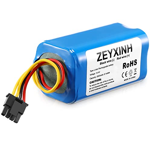 ZEYXINH Batería de Reemplazo 14.4V 2600mAh Li-Ion Reemplazo Compatible con Cecotec Conga 1290, 1390, 1490, 1590.(NO Compatible con Conga 950 990 1090 1190 1790 3090 4090)