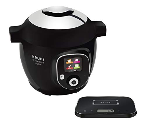 Krups Cook4Me+ Grameez CZ8568 1600 - Robot de cocina, color negro y gris