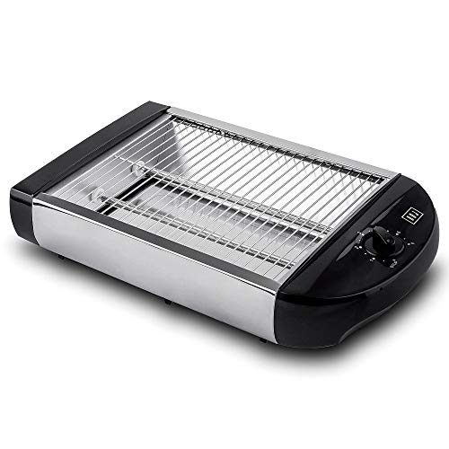 BOJ Tostador Plano FT- 600 con recogemigas, tostadora pan (Plana)