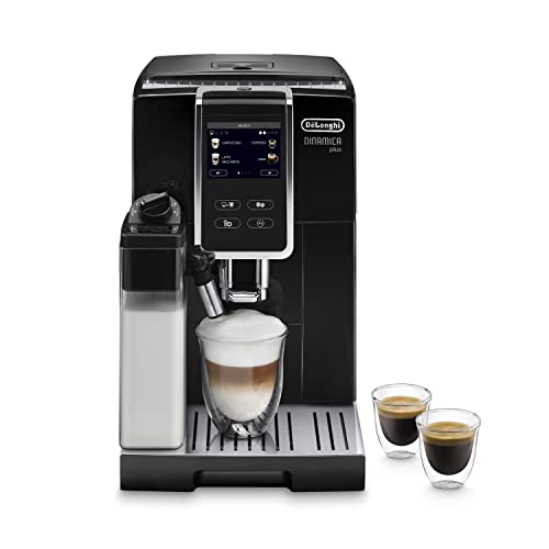 De'Longhi Dinamica Plus ECAM 370.70.B Máquina de Café Automática con Sistema de Leche LatteCrema, Cappuccino y Espresso, Pantalla Táctil en Color TFT de 3,5