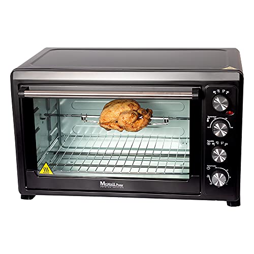 HORNO ELECTRICO DE CONVECCION Y RUSTIPOLLO 60LITROS 2500W TEMPORIZADOR ACCESORIOS INCLUIDOS HORNO 60L