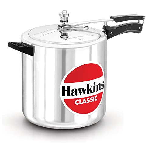 Hawkin Classic CL15 1.5 litros olla a presión de aluminio nuevo mejorado, pequeño, Plata 12-Liter plata