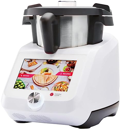 Silvercrest Monsieur Cuisine Smart SKMS 1200 A1 - Robot de cocina (1200 W, pantalla de 8 pulgadas, Wi-Fi)