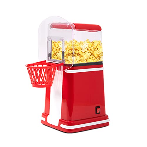 Máquina de Palomitas de maíz, Fabricante de Palomitas de Aire Caliente, Mini máquina de Palomitas de maíz de 1400 W, con máquina de Palomitas de maíz de circulación de Aire calient