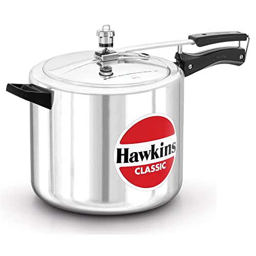 Hawkin Classic CL15 1.5 litros olla a presión de aluminio nuevo mejorado, pequeño, Plata 10-Liter plata