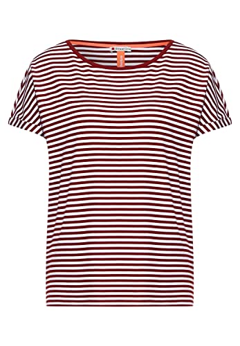 Street One New Crista Camiseta Viscosa de Manga Corta, Copper Red, 36 para Mujer