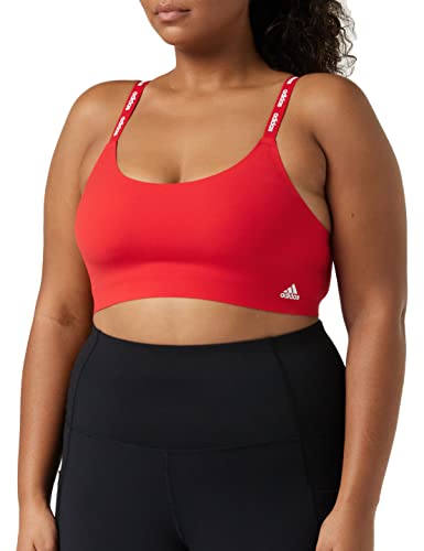 adidas Scoop Lounge Bra, Sujetador Estilo Corsé para Mujer, Rojo (Rot-Mel), S