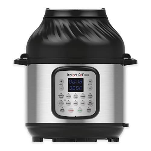 Instant Pot DUO CRISP + Air Fryer 8L - Robot de cocina (11 funciones en 1: olla a presión, sartén, vapor, olla lenta) (140-0042-01-EU)