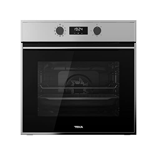 Teka HSB 645 - Horno Multifunción SurroundTemp de 60 cm, 9 Funciones de Cocinado, Sistema de limpieza Teka HydroClean PRO, Touch Control, Color Acero Inoxidable