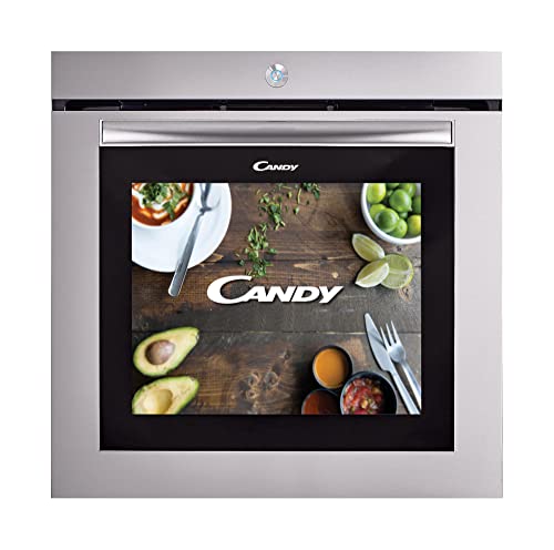 Candy WATCH-TOUCH, Horno Multifunción, 78L, Conectividad WIFI, Video Cámara Interior, Pantalla 19'' Táctil, Ventilador de Enfriamiento, 10 Funciones, Táctil, Clase A, Inox