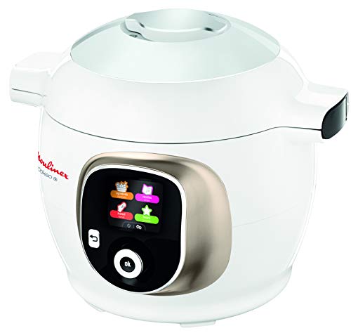 Moulinex Cookeo CE851A - Robot de Cocina, cocina alta Presión, 6 Modos Cocción, programable, 150 recetas programadas y Bol Extraíble Antiadherente con Capacidad hasta 6 raciones y fácil interfaz