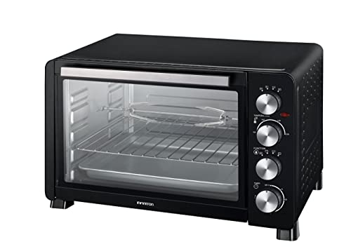 Horno convección sobremesa INFINITON HSM-30N45 - Negro, 45 litros, 2000W, Temperatura hasta 230ºC, Temporizador hasta 60 minutos, Horno portátil.