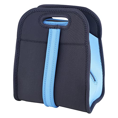 Bergner Walking Pleasure Bolsa Porta Alimentos, Neopreno, Azul y Gris, 27x22.5x14 cm