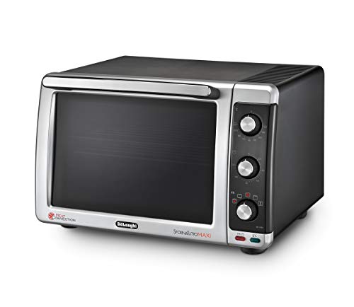 De'Longhi EO32752 - Horno de sobremesa, 2200 W, 32 L, grill, convección, acero inoxidable, plástico, negro