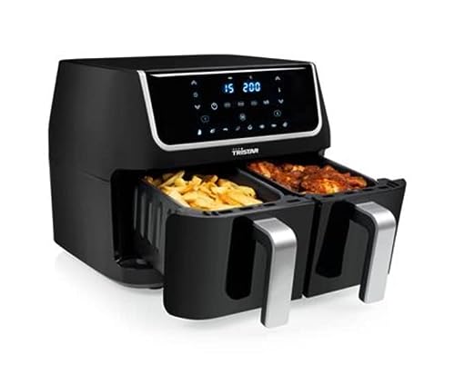 FREIDORA TRISTAR SIN Aceite 9L DOBLE CESTA DIGITAL 1800W NEGRA