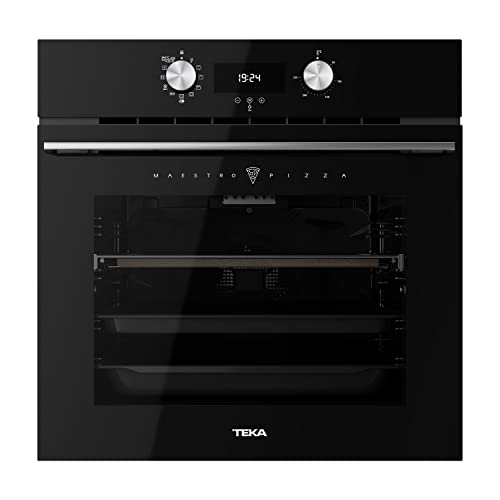 Teka MaestroPizza HLB 8510 P - Horno Pizza, Horno Pirolítico 70 Litros con Sistema de Limpiza DualClean Pro, Color Acero Inoxidable