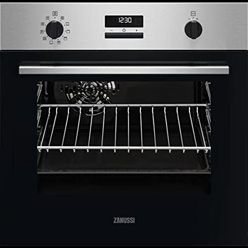 Zanussi S0428796 Horno Pirolítico Zopxe5X1, 57 L, 2515 W, 1 Cubic_Centimeters, Stainless Steel, Blanco