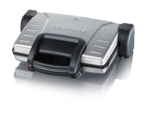 SEVERIN KG 2389 Plancha para asar y tostar, 1.800 W, color plateado y negro