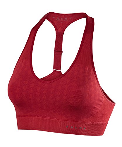 Falke Shape Melange Medium Support Sports Bra Sujetador, Mujer, Ruby, XS