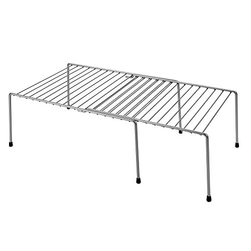 Metaltex Adapto Estante Extensible, Plata, 57/33x24x15