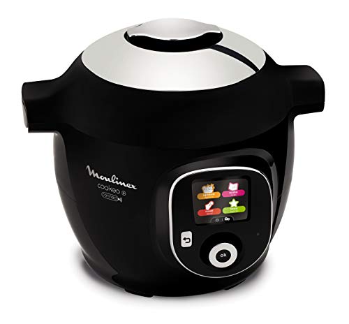 Moulinex Cookeo Connect Olla De Cocción Lenta, 1600 W, 6 litros, Plástico, Negro