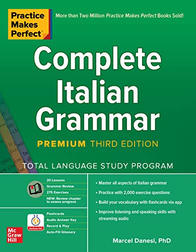 Practice Makes Perfect: Complete Italian Grammar, Premium Third Edition (Italian Edition)