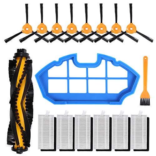 KEEPOW Kit Accesorios de Recambio para Cecotec Conga Excellence 990 Robot Aspiradora,Mega Pack, Set de 17 pcs