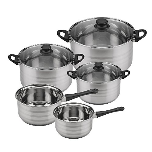 San Ignacio Diva Premium Q2376, Ustensilos de Cocina, Acero Inoxidable, Plata, 28 cm, Paquete de 8